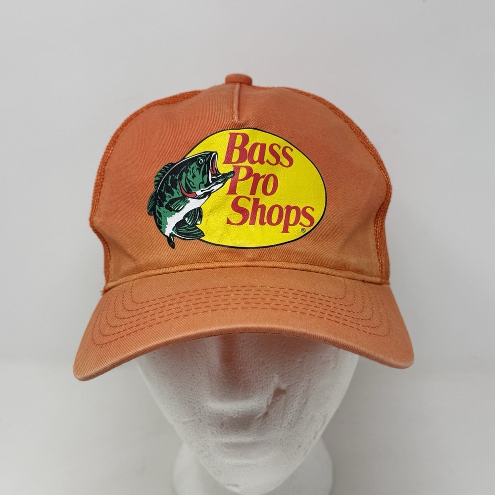 BASS PRO SHOPS Hat Outdoor Fishing Baseball Trucker Mesh Cap Adjustable SnapBack